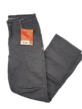 NWT DOVETAIL WORKWEAR Pants 2/28 Women's Brit Utility New with Tag Dark Gray